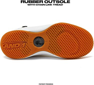AND1 Дитячі баскетбольні кросівки для дівчаток та хлопчиків, високі, розмір 1-7, для малюків та старших дітей, чорно-бежеві