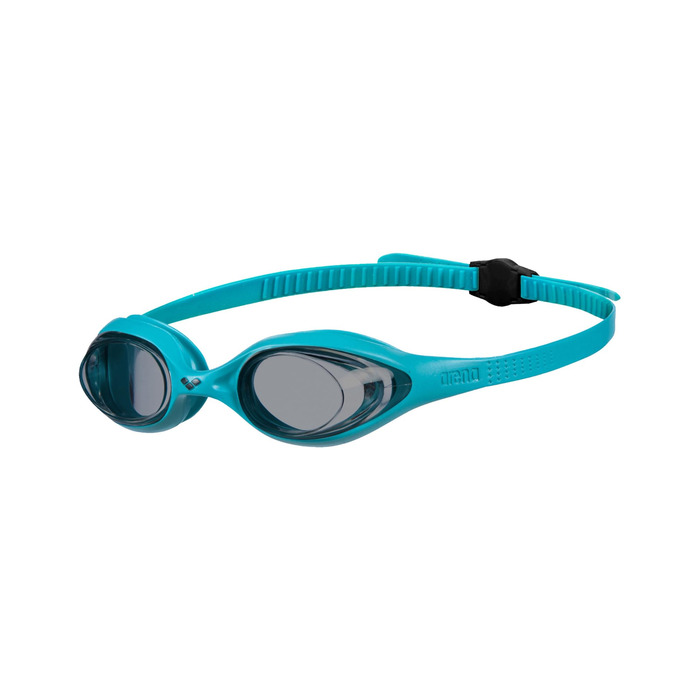 Окуляри для плавання ARENA Spider Anti-Fog Unisex (дорослі), з UV-захистом, силіконовими ущільнювачами (блакитні, smoke-mint-black)