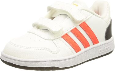 Кросівки баскетбольні adidas Hoops 2.0 CMF C (26 EU, білий/червоний/чорний)