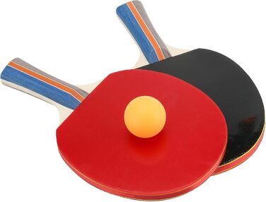 Набір для настільного тенісу MUKLEI: 4 ракетки, 6 м'ячів, розкладне сітка 175 см, сумка для перенесення. Підходить для гри на столі та на вулиці.