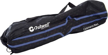 Крісло туристичне Outwell Catamarca, поліестер, чорний, класичний