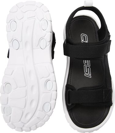 CRESSI Pete Sandal - Унісекс сандалії Cressi Pete, чорно-білі, 38 EU, для пляжу та води