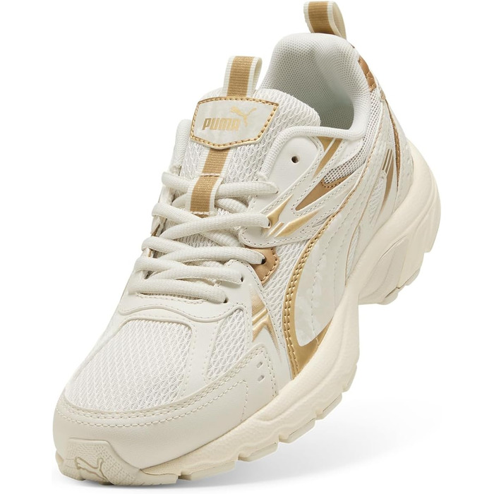 Жіночі кросівки PUMA Milenio Tech Dayinight - Vapor Gray/Puma Gold, 40 EU