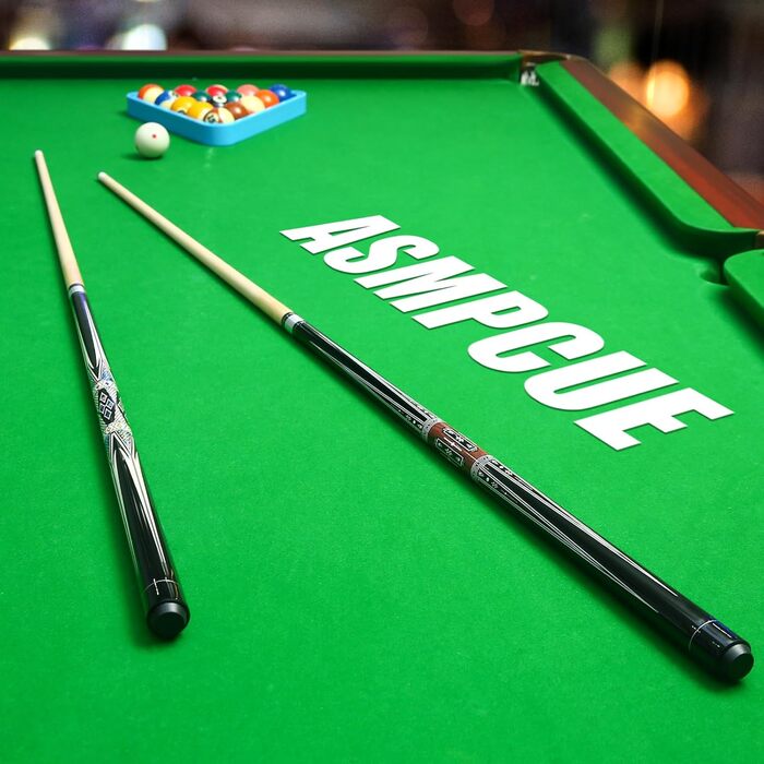 Більярдний кий Pool Queue 58 дюймів, тверде дерево, наконечник 13 мм, для професійних гравців, 1/2 кий, коричневий