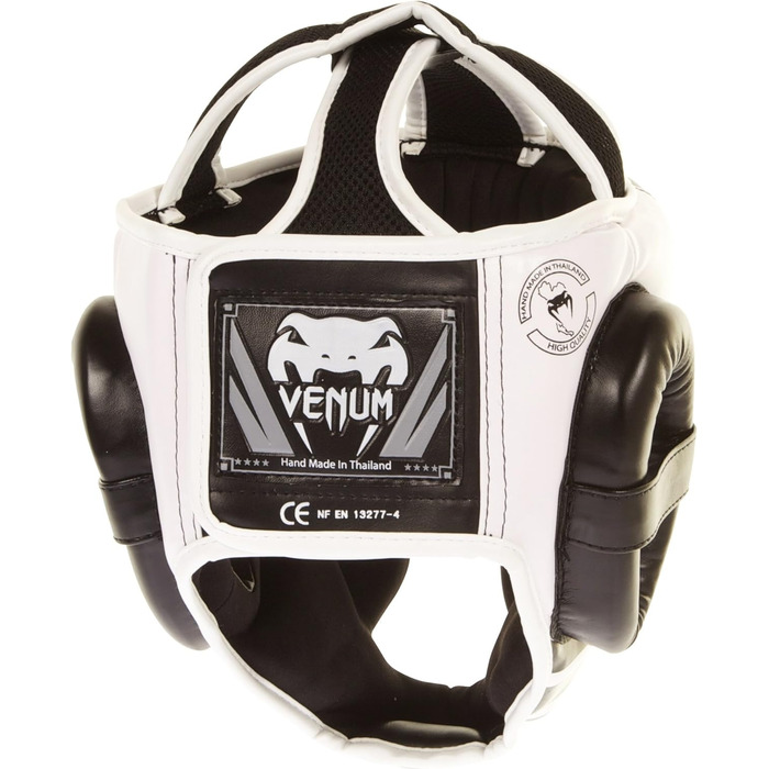 Захисний шолом Venum Challenger Black/Ice для боксу та MMA