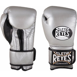 Боксерські рукавички Cleto Reyes 12 унцій сріблясті для тренувань
