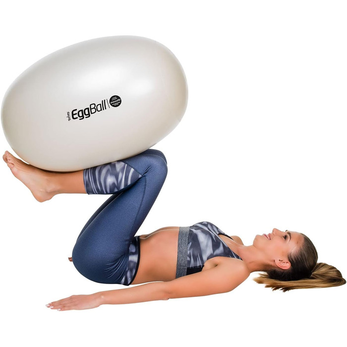 Гімнастичний м'яч PEZZI Eggball MAXAFE 45 см, зелений, сидячий м'яч для фітнесу