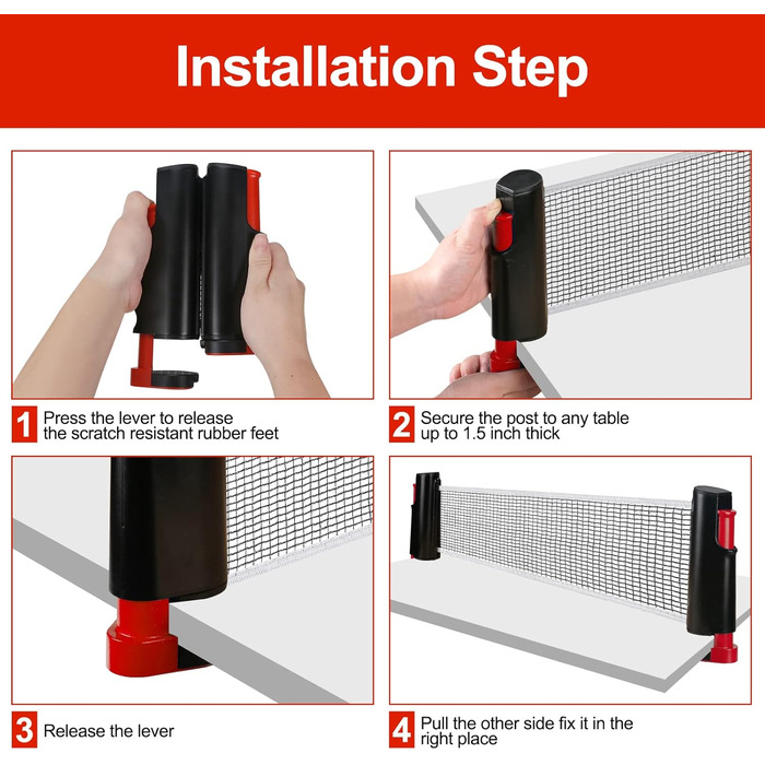 Набір для настільного тенісу: стіл, сітка, 2 ракетки, 3 м'ячі, сумка