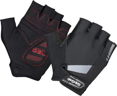 Велосипедні рукавички GripGrab SuperGel 6mm DoctorGel, безпальцеві, літні, чорні, розмір M