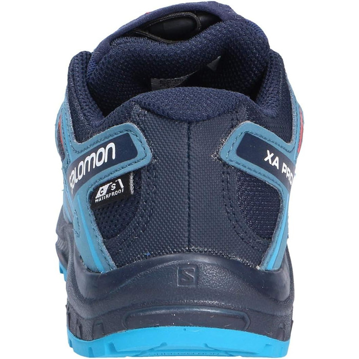 Дитячі кросівки Salomon XA Pro 3D Climasalomon Waterproof для трейлраннінгу, 34 EU, Navy Blazer/Mallard Blue/Hawaiian Surf