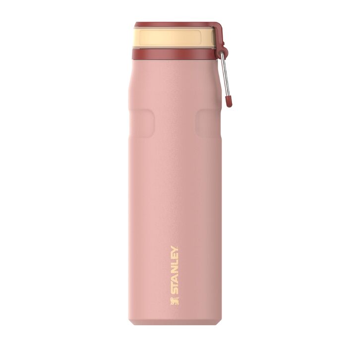 Термопляшка STANLEY 1913 IceFlow Bottle Twist Flip 0.47L, Peach Rose — вакуумна пляшка для напоїв