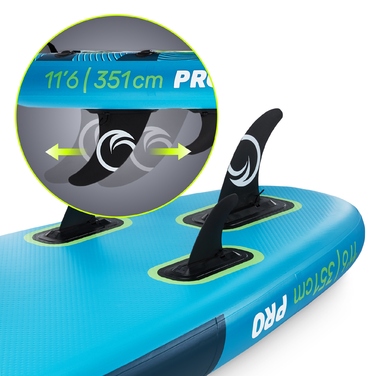 Надувна SUP-дошка Tsunami багатоколірна, 350 см, однокамерна, з веслом