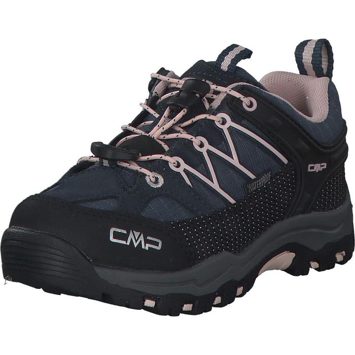 CMP Kinder Rigel Low Trekking Shoe Wp, Черевики для трекінгу CMP Kinder Rigel Low, Розмір 38, Колір: Asphalt-Rose