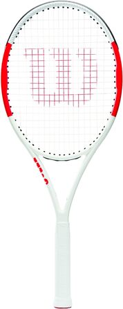 Тенісна ракетка Wilson SIX.ONE LITE 102 L1 червоно-біла