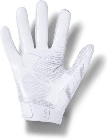 Дитячі рукавички Under Armour F7 YTH для підлітків (розмір Small, білий/металевий срібло)