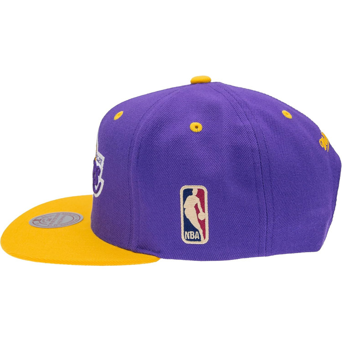 Кепка Mitchell & Ness NBA Lakers Snapback, Lila/Gelb (Універсальний розмір)
