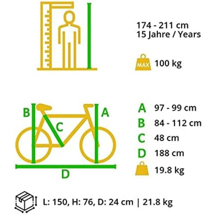 Гірський велосипед BIKESTAR, повністю амортизований, Shimano 21 швидкість, дискові гальма, колеса 26/27.5/29 дюймів, рама 15/17/19 дюймів, MTB