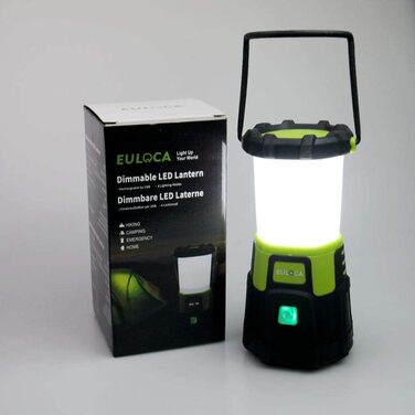Кемпінгова лампа EULOCA 1200LM з LED CREE, перезаряджувана, водонепроникна, з Powerbank 4400mAh, 4 режими яскравості, 10W, для кемпінгу, походів, надзвичайних ситуацій