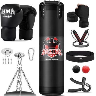 Набір для боксу Boxsack-Set: важкий мішок 120см та боксерські рукавички 12oz (MMA, карате, кікбоксинг, бокс, муай-тай)