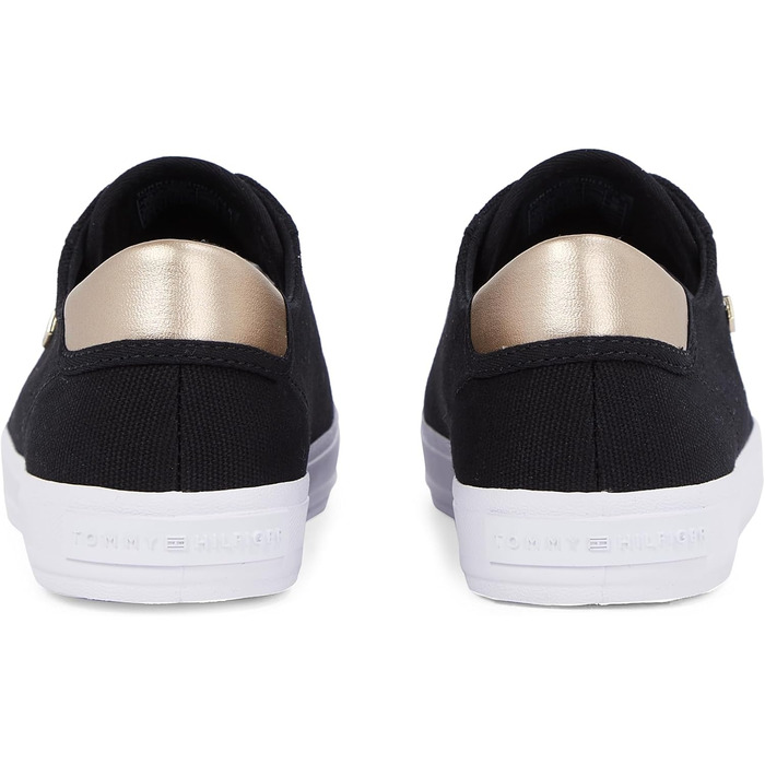 Кросівки жіночі Tommy Hilfiger Vulcanized Canvas Lace Up чорні (38 EU)