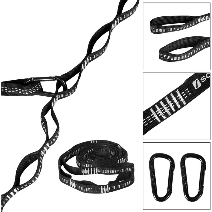 Гаммак SONGMICS для 2 осіб, ультралегка, Ripstop-Nylon, 300 кг, 300x200 см, для кемпінгу та подорожей