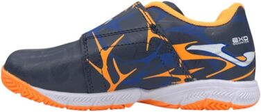 Дитячі футбольні бутси Joma Super Copa Jr. 34 EU - Синьо-помаранчеві залаті черевики Oxford