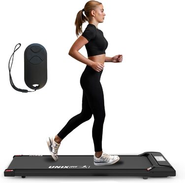 Unix Fit Smart Pad – компактний біговий килимок 2-в-1 для дому та офісу, 1-8.5 км/год, тихий мотор, цифрова панель та керування через додаток