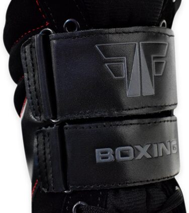 Боксерські черевики FOX-FIGHT Extreme з натуральної шкіри, професійні, чорні (41 EU)