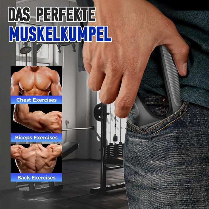 Електронний тренажер для зміцнення хвата з підрахунком, тренажер зап'ястя, для розвитку сили хвата, регульований опір 5-60 кг, чорний