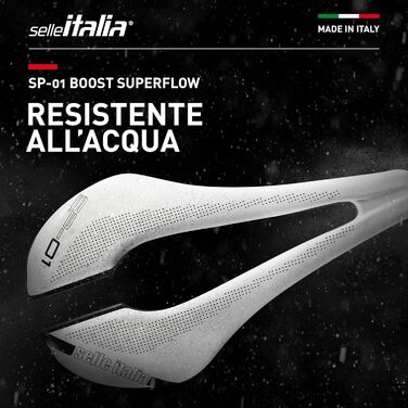 Сідло для велосипеда Selle Italia SP-01 Boost Superflow, біле, унісекс, універсальний розмір