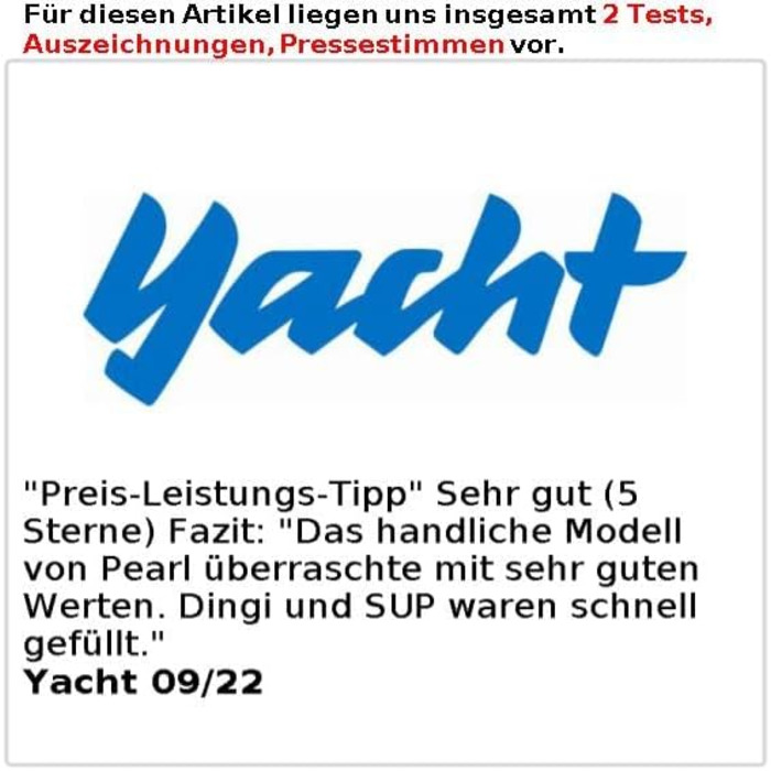 Електрична повітряна помпа для SUP-дошок та човнів AGT, 500 л/хв, з 6 насадками, для надувних човнів та SUP