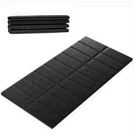 Захисний килимок під бігову доріжку та тренажери, шумопоглинаюча підкладка для підлоги (килим, ламінат), 183 x 81 x 0.6 см