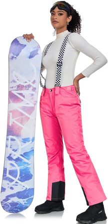 Комплект зимового одягу HOTIAN Daen: водонепроникний, вітронепроникний, для катання на лижах та сноуборді, походів та альпінізму (M, 2 кольори + рожевий)