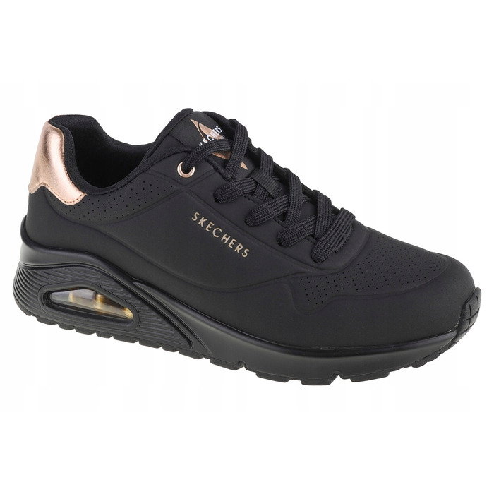 Жіночі кросівки SKECHERS UNO GOLDEN AIR, чорні, 38 EU