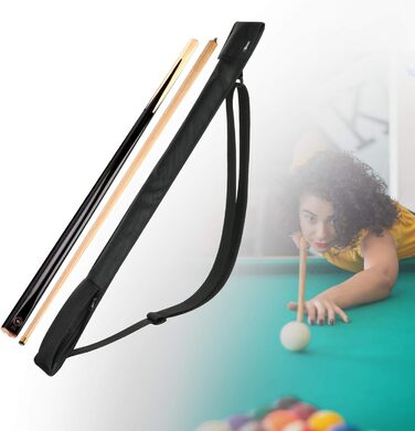 Чохол для більярдного кия Cosmos: переносна сумка для 1/2 кия (1 шок/1 ручка), чорний