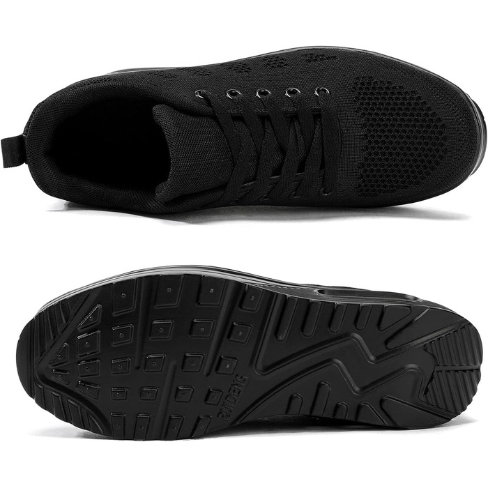 Жіночі бігові кросівки AHICO - легкі, дихаючі, для бігу та активного відпочинку, сітка, чорний колір, 38 EU