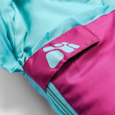 Дитячий спальний мішок Meteor Premium для кемпінгу та відпочинку на природі. Легкий, ультралегкий, підходить для літа, весни та осені. Кольори: темно-зелений/зелений, фуксія/м'ята.