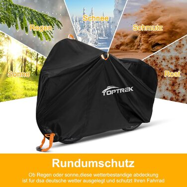 Чохол для велосипедів Toptrek на 3 велосипеда, водонепроникний, 210D Oxford, 220 x 120 x 110 см