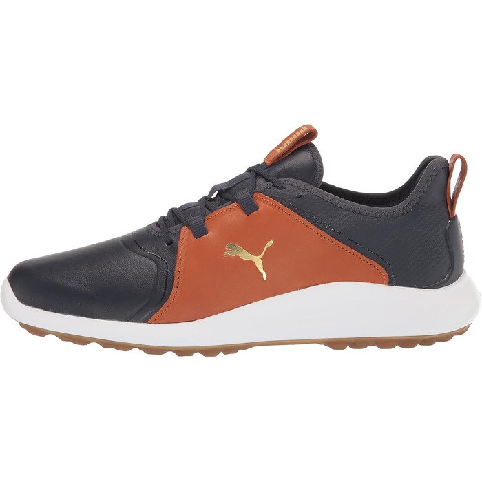 Жіночі гольф-взуття Puma Ignite Fasten8 WMNS, 41 EU, Navy Blazer Gold Leather Brown