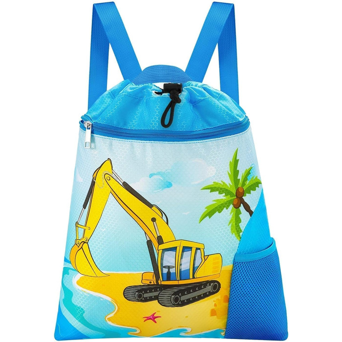 Спортивна сумка WAWSAM для гімнастики - 38 × 45 см. Водонепроникна сумка для плавання, пляжу та покупок (для дітей)