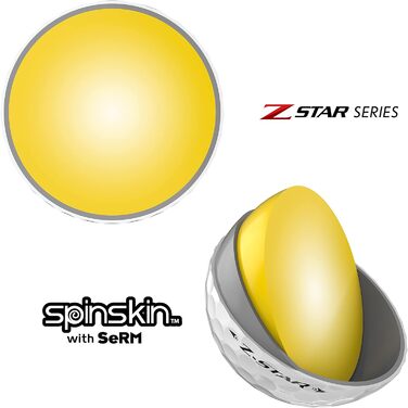Гольф-м'ячі Srixon 24 Z-Star, білий колір, оптом для гольф-поля