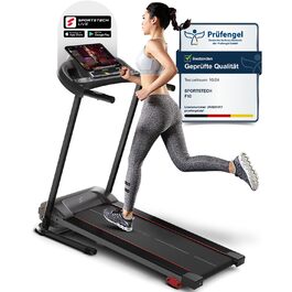 Бігова доріжка Sportstech F10 sWalk Plus: складана, з нахилом, для дому, до 12 км/год, з додатком, до 130 кг