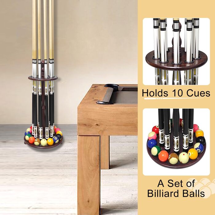 Тримач для бильярдних київ на 10 київ, підлого типу, бордовий