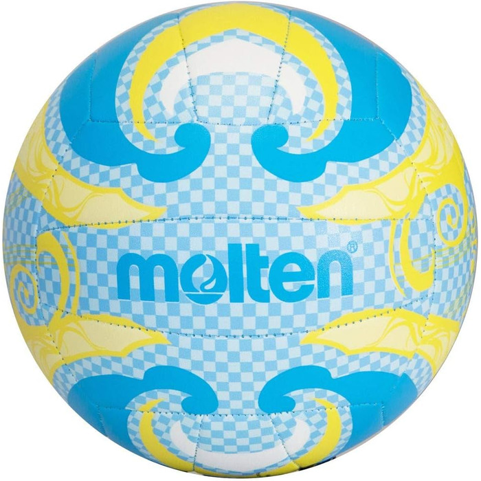Волейбольний м'яч Molten 5, синьо-жовтий, для ігор