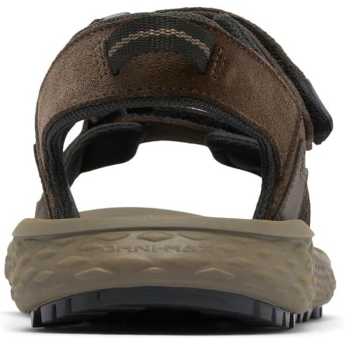 Columbia Konos Hiker 2-Strap: Чоловічі трекінгові сандалі, 44 EU, Cordovan Black