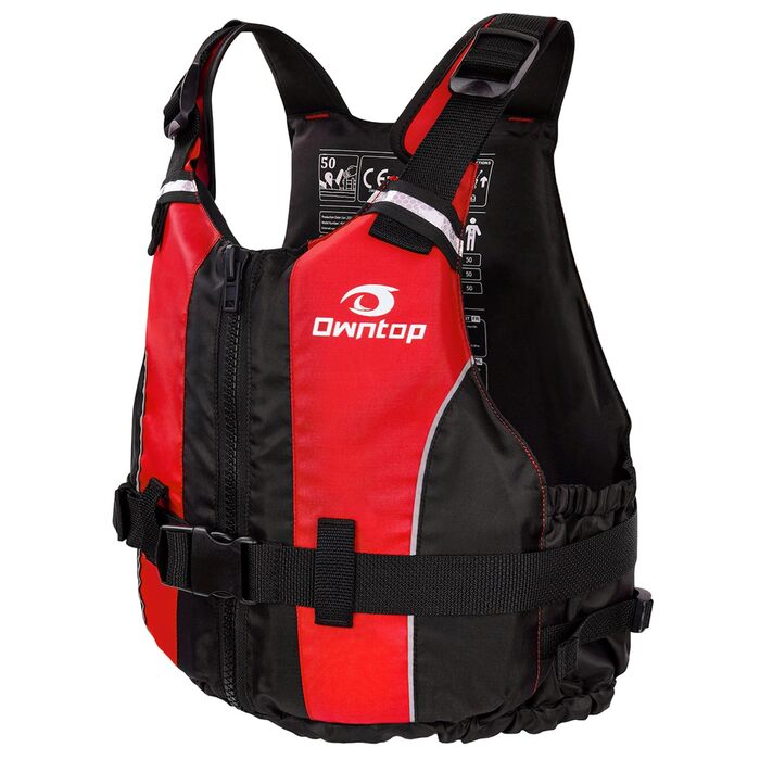 Рятувальний жилет Owntop для дорослих, червоний: комфорт та безпека на воді