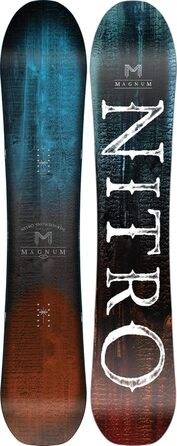 Сноуборд Nitro Magnum Wide 167 см для чоловіків, фрірайд і фрістайл, для великих розмірів ніг, мультиколор