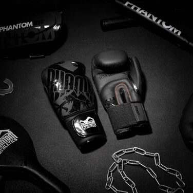 Боксерські рукавички Phantom Germany Eagle для MMA та Муай-Тай, чорні, 10 oz