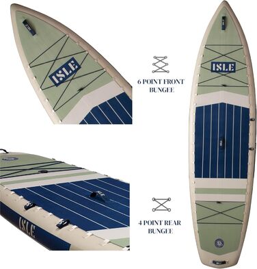 Надувна гібридна SUP-дошка-каяк ISLE Switch 2-в-1 з сидінням, веслом, насосом і сумкою для подорожей