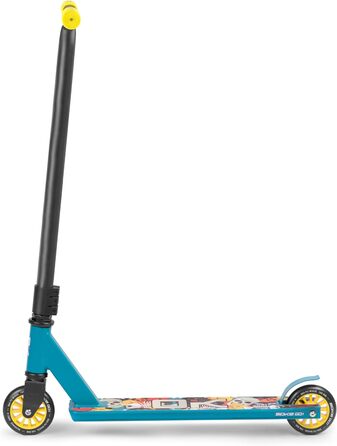 Трюковий самокат SOKE GO! для дорослих і дітей, 2 колеса, ABEC 9, до 100 кг, синій/рожевий, міський фристайл самокат